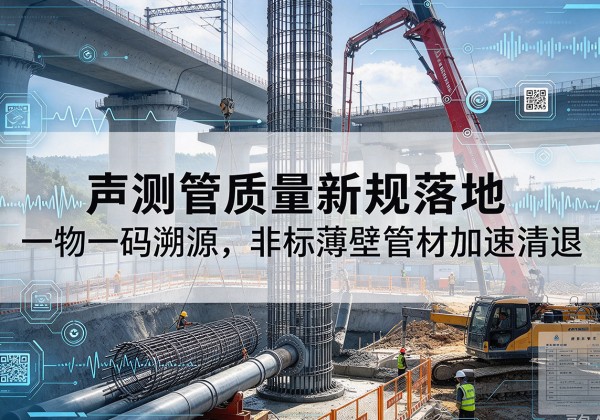铁山港声测管质量新规落地，一物一码溯源，非标薄壁管材加速清退