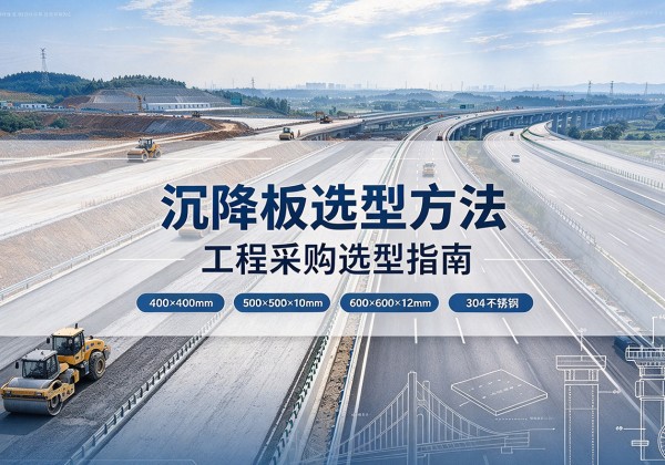 铁山港沉降板选择方法